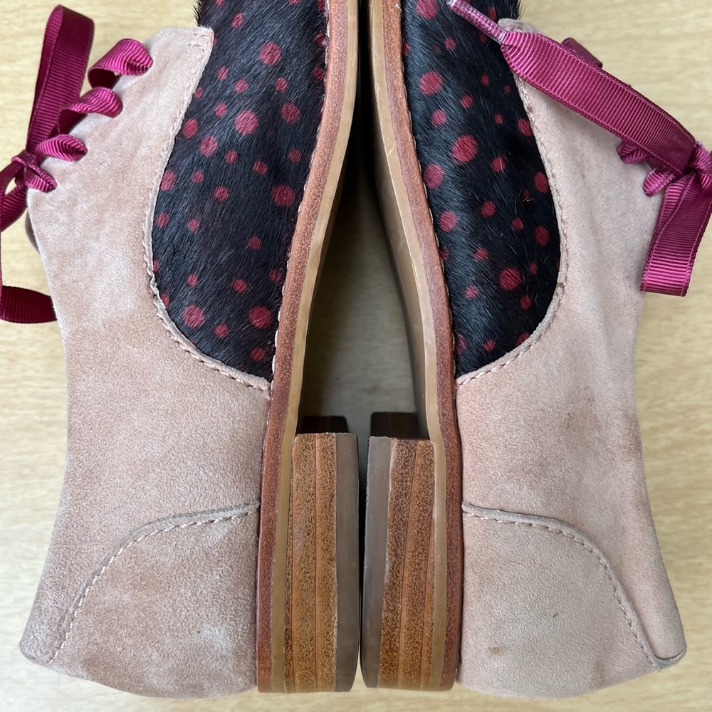 Pilcro and the Letterpress Olivia Leather Cutout Oxford Shoes Sz 7M - Picture 14 of 16